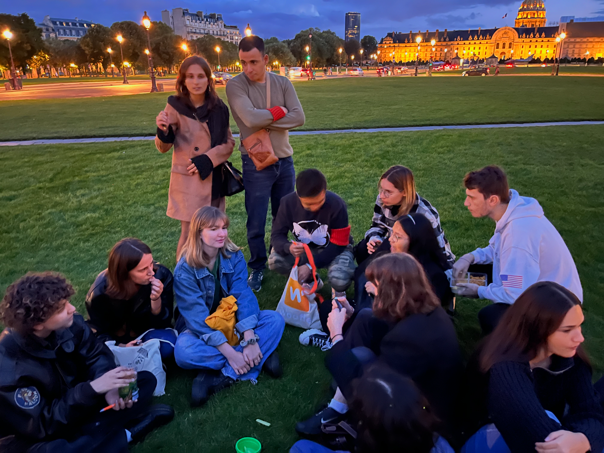 Participants au pique-nique Stud’N’Chill